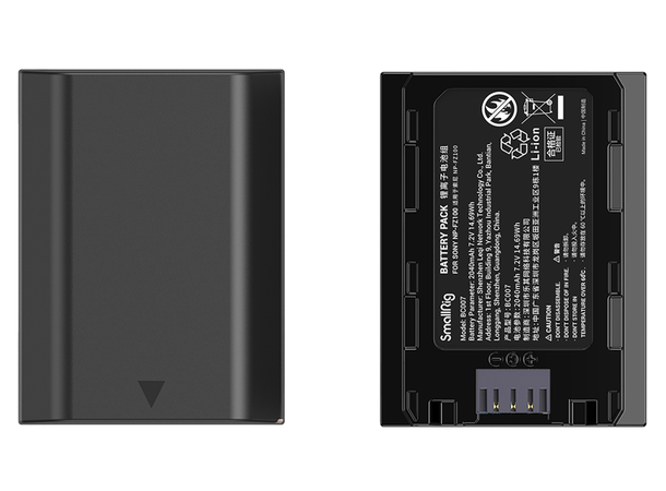 Smallrig 3824 NP-FZ100 Batteri/Lader-kit Dobbel lader for Sony NP-FZ100