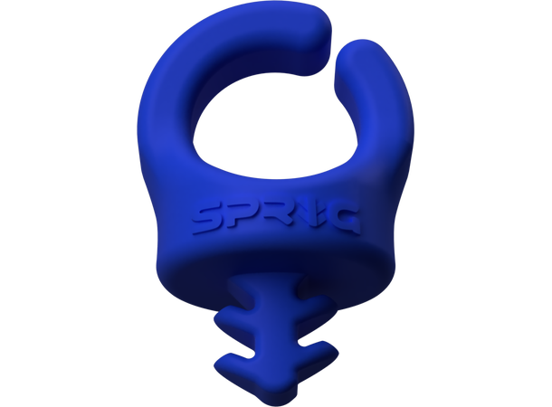 Sprig Cable Management 3/8", 3-pakke Superpraktisk organisering, Blå farge 