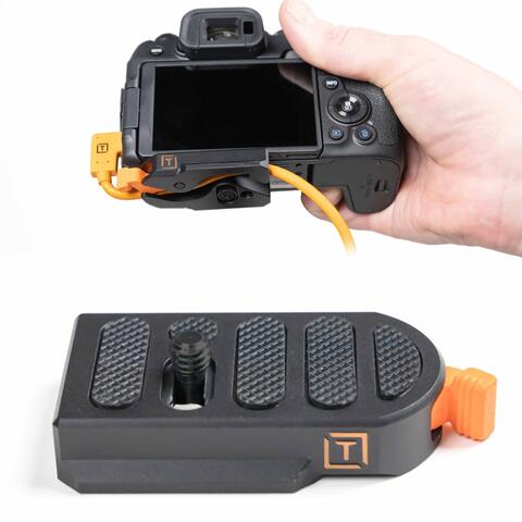 TetherGuard LeverLock Plate HUrtigfesteplate med kabell&#229;s. Arca