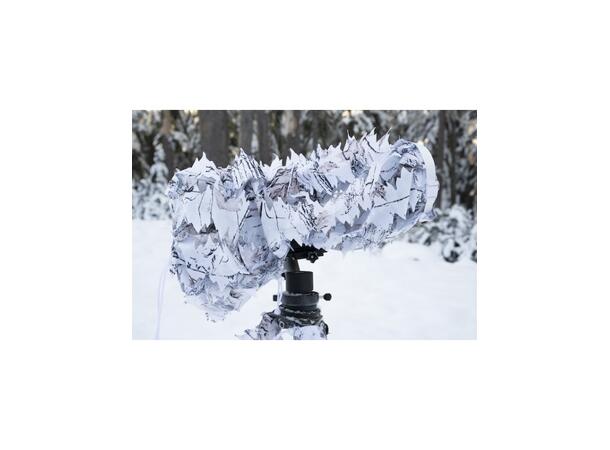 Tragopan 3D kamuflasje mindre tele SNØ Kamuflasjetrekk for opptil 400mm optikk 