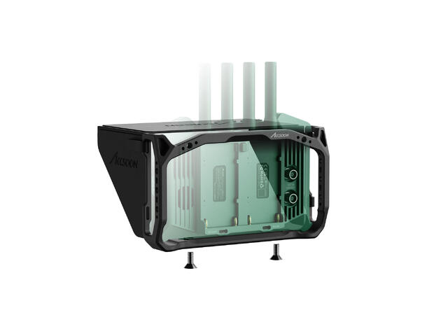 Accsoon Monitor Cage med Solskjerm For CineView M7 og M7 Pro 
