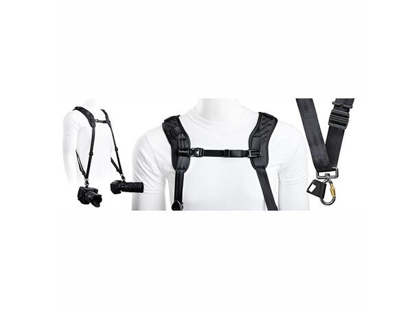 Black Rapid Blackline II Double Harness Stropp for to kamerahus 