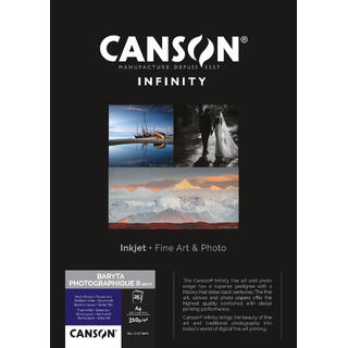 Canson Baryta Photographique II Matt A4 25 ark, 310 gsm