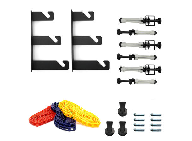 Caruba Oppheng for 3 bakgrunner BGS-3 Komplett oppsett for 3 papirbakgrunsrull 