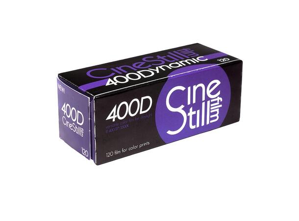 CineStill 400D Dynamic Versatile 120 Finkornet fargefilm, 400 ASA 