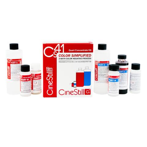 CineStill CS41 Color Simplified Kit Liquid. 2-bath kit for C-41 fremkalling