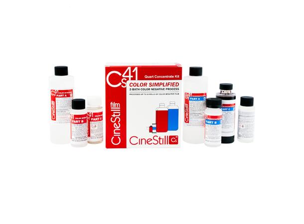 CineStill CS41 Color Simplified Kit Liquid. 2-bath kit for C-41 fremkalling
