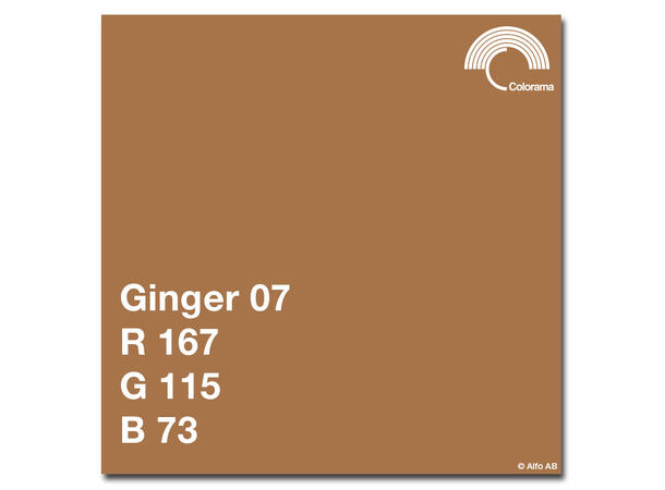 Colorama 2.72X11M Ginger Papirbakgrunn 2,72m bred