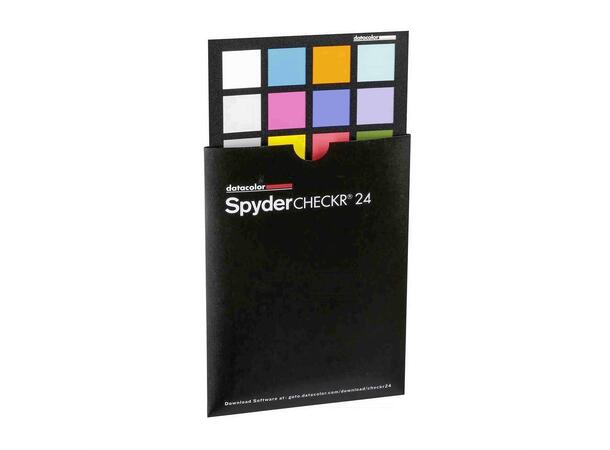Datacolor SpyderChecker 24 Kompakt fargekart og gråskala 