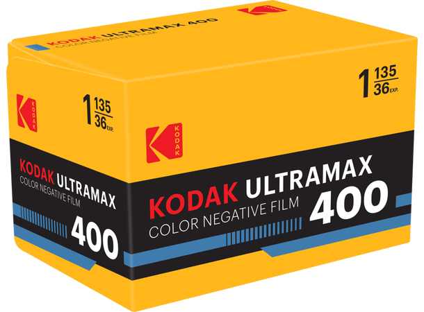 Eastman Kodak Ultramax 400 135-36 Fargefilm, 400 ASA, 36 bilder, 1 rull 