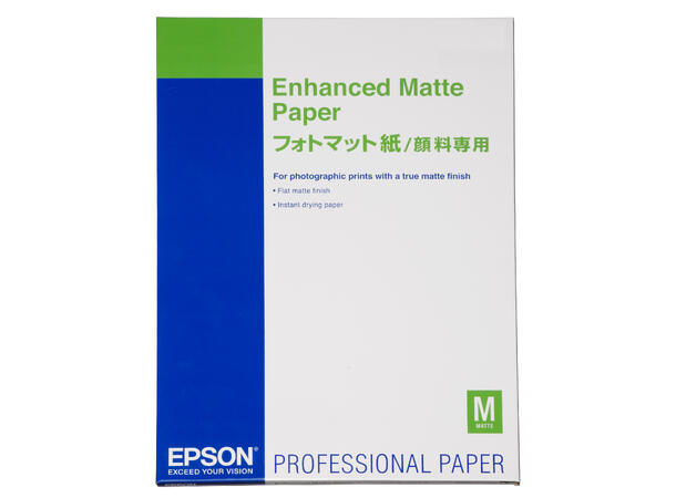 Epson Enhanced Matte Paper A4 50 ark 192g, 50 ark 