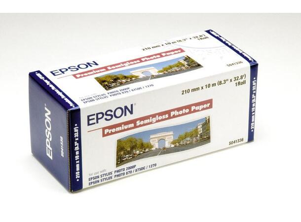 Epson Premium Semigloss Paper rull 210mm X 10m 