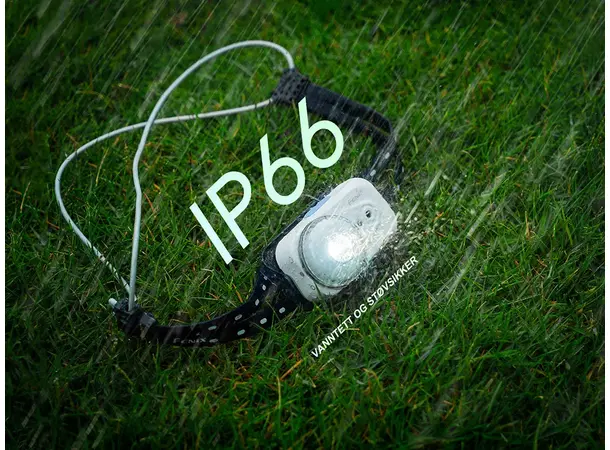 Fenix HL17R hodelykt 500lm Hvit/Rød/RGB Ultralett lykt med klips og magnet 