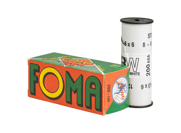 Foma Fomapan 200 120 Retro Edition ISO 200, S/H-film 