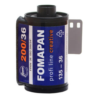 Foma Fomapan 200 135-36 ISO 200, S/H-film, 36 eksp.