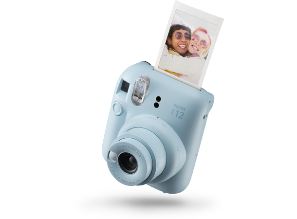 Fujifilm Instax Mini 12 Pastel Blue Kompakt instantkamera. Best i test! 
