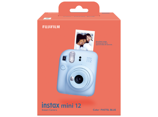 Fujifilm Instax Mini 12 Pastel Blue Kompakt instantkamera. Best i test! 
