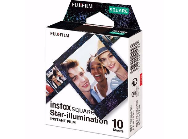 Fujifilm Instax Square Star-Illumination 10 bilder, fargefilm til Fuji Instax SQ
