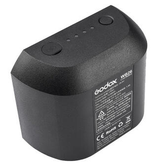 Godox AD600Pro TTL Li-ion batteri WB26 Originalbatteri 2600mAh