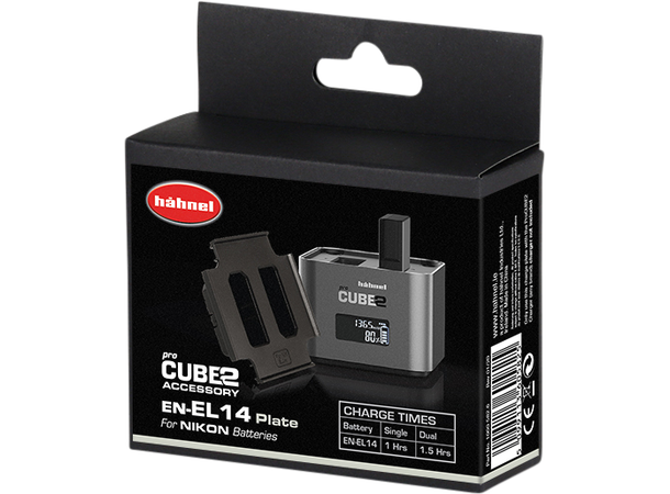 Hähnel ProCUBE 2 Erstatningsplate Plate for Nikon EN-EL14 Battery 