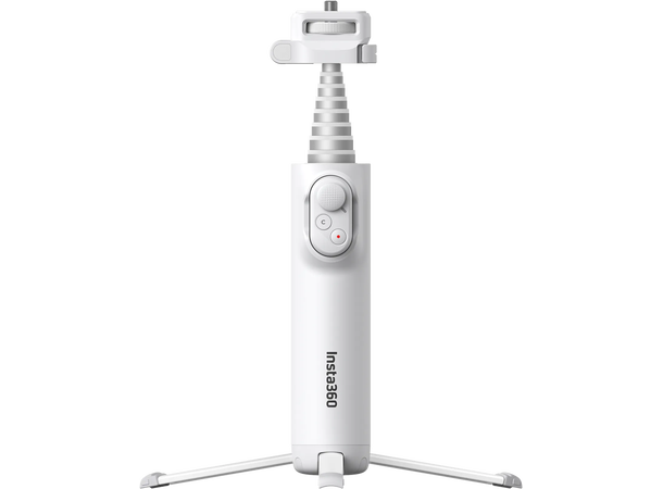 Insta360 Selfiestick med remote, hvit Brettbar selfie-stick med fjernkontroll 