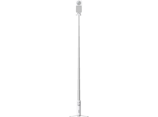 Insta360 Selfiestick med remote, hvit Brettbar selfie-stick med fjernkontroll 