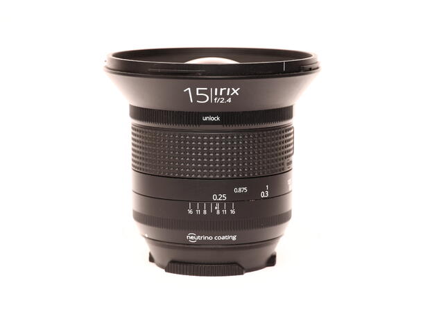 Irix 15mm f/2.4 Firefly BRUKT BRUKT, Se beskrivelse, for Canon EF 