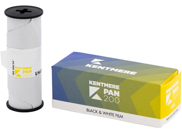 Kentmere PAN 200 120 Sort/Hvit-film 200 ASA 