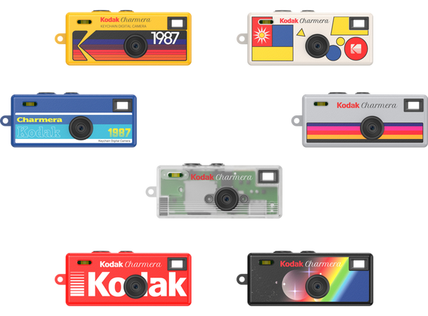 Kodak Charmera Keychain Digital Camera Blindboks. Nøkkelringkamera 