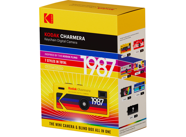 Kodak Charmera Keychain Digital Camera Blindboks. Nøkkelringkamera 