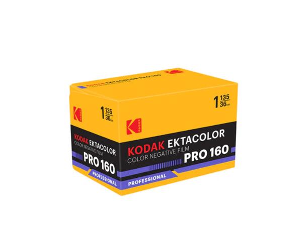 Kodak Ektacolor Pro 160 135-36 1 rull, fargefilm, 160 ASA, 36 bilder 