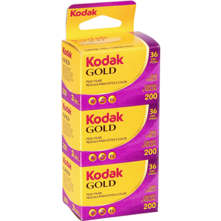 Kodak Gold 200 135-36 3pk verdipakke 3 pakning fargefilm, 200 ISO, 36 bilder