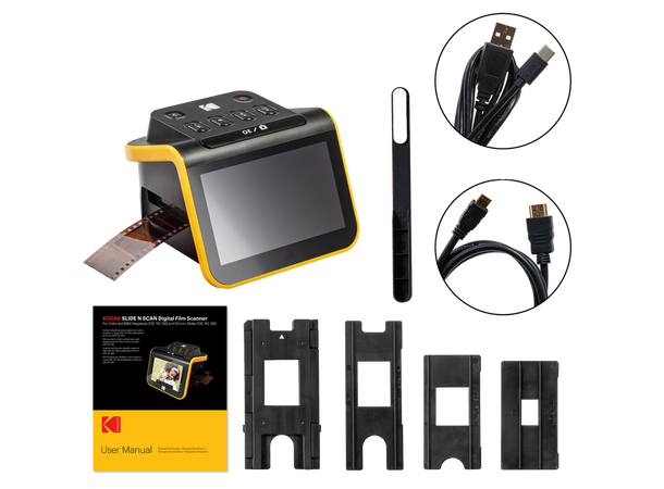Kodak Slide N Scan Digital Film Skanner Filmskanner for en rekke ulike filmtyper 