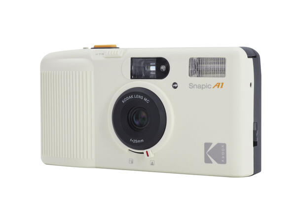 Kodak Snapic A1 kamera Ivory White 25mm, 35mm filmkamera 