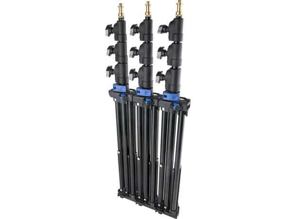 Kupo 070AC Mini Click Light Stand-3 Pack 78-215cm, med luftdemping 