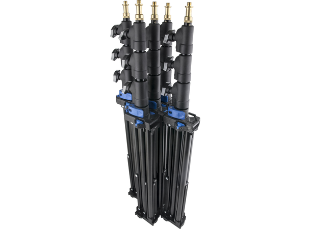 Kupo 070AC Mini Click Light Stand-3 Pack 78-215cm, med luftdemping 