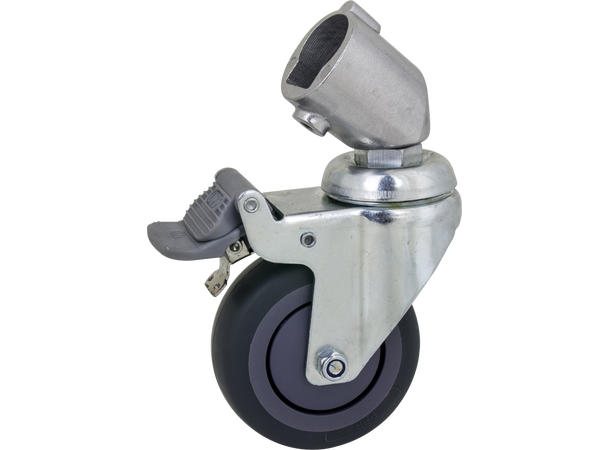 Kupo KC-080R 75mm Hjul med Bremse 3 stk med 22mm Rund Adapter 