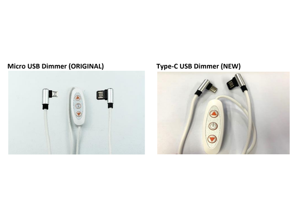 Laowa LED Control Cable White Micro USB Reservedel: 24mm LED Control Cable 