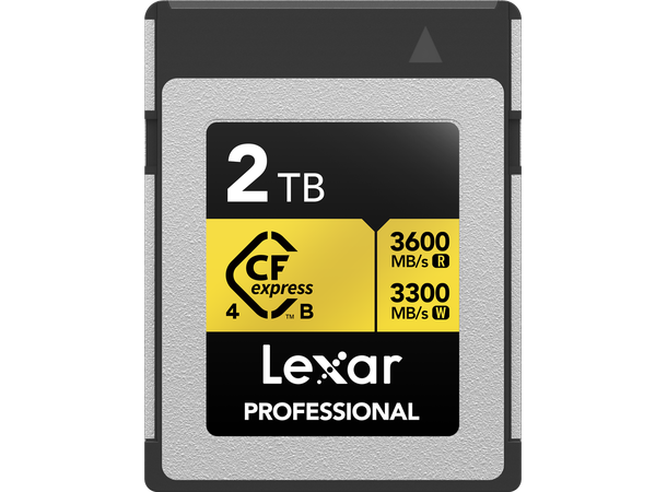 Lexar CFexpress 4.0 Pro Gold 2TB Type B R3600/W3300 