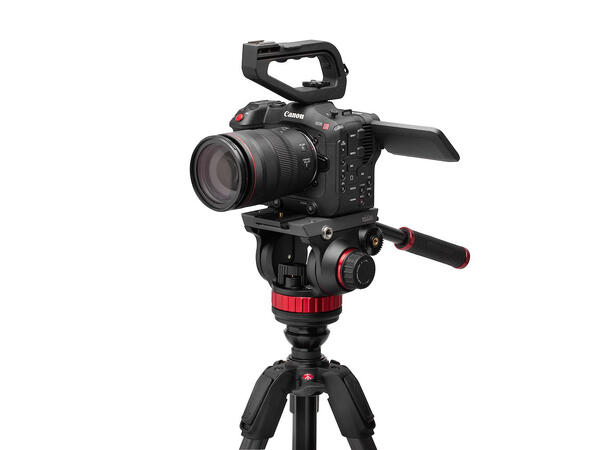 Manfrotto  MVH502AH + MT055CXPRO4 Tripod Kit Video 