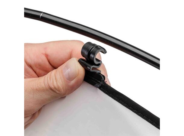 Manfrotto halocompact plus 98cm Sølv/hvit 