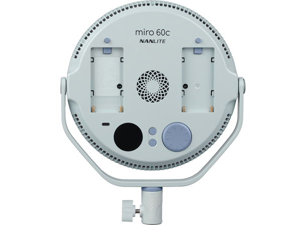 Nanlite Miro 60c LED Full-color, Rundlys Kompakt og kraftig LED-lys Mint Blue 