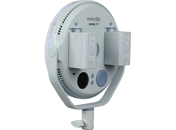 Nanlite Miro 60c LED Full-color, Rundlys Kompakt og kraftig LED-lys Mint Blue 