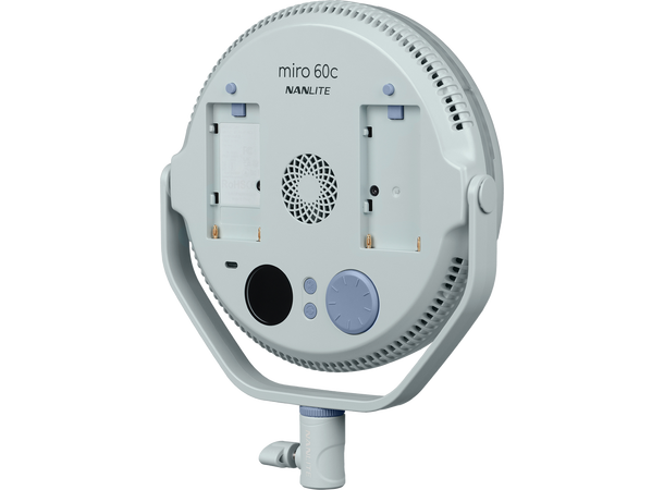 Nanlite Miro 60c LED Full-color, Rundlys Kompakt og kraftig LED-lys Mint Blue 