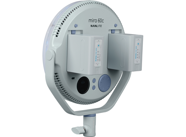 Nanlite Miro 60c LED Full-color, Rundlys Kompakt og kraftig LED-lys Mint Blue 