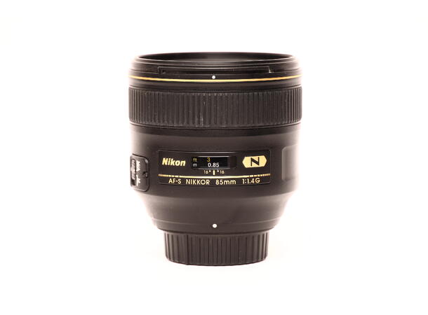 Nikon 85mm 1:1.4 G AF-S BRUKT BRUKT, Se beskrivelse 