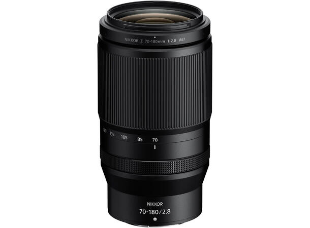 Nikon Z 70-180mm f/2.8 Lyssterk telezoom for Nikon Z-systemet 