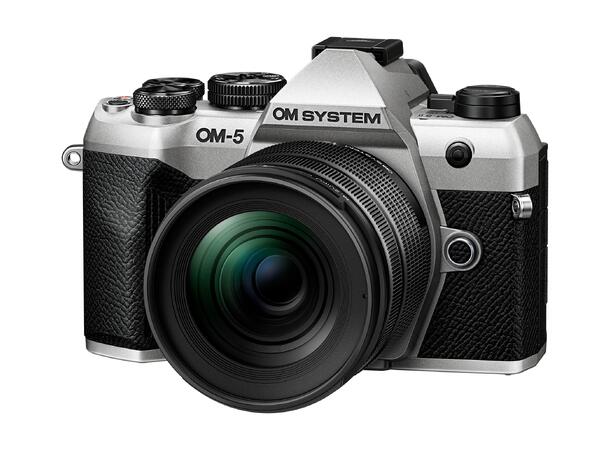 OM SYSTEM OM-5 Mark II Sølv Kit Sølv OM SYSTEM 12-45mm f/4 Pro 