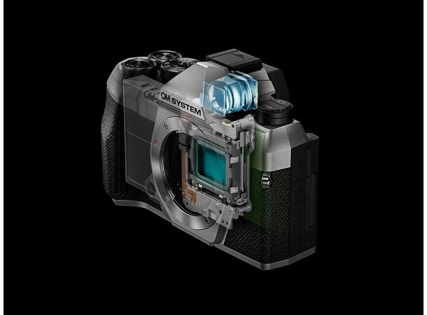OM SYSTEM OM-5 Mark II Sølv Kit Sølv OM SYSTEM 12-45mm f/4 Pro 
