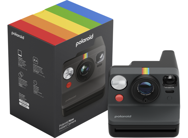 Polaroid Now Gen 3 Black Instantkamera, I-Type og 600 film 